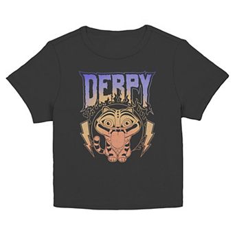 Juniors' Demon Hunters Derpy Graphic Baby Tee