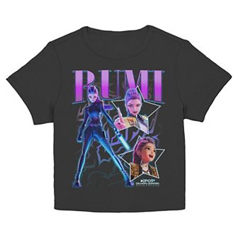 Juniors' Demon Hunters Rumi Graphic Baby Tee