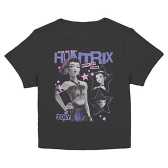 Juniors' K Pop Zoey Graphic Baby Tee
