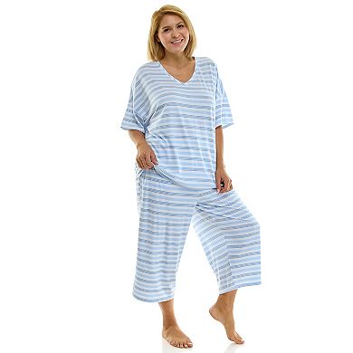 Plus Size Sonoma Goods For Life® Whisper Light 2-pc. Pajama Top & Pajama Bottoms Set