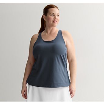 Plus Size Tek Gear® Ultrastretch Tank Top with Built-In Bra