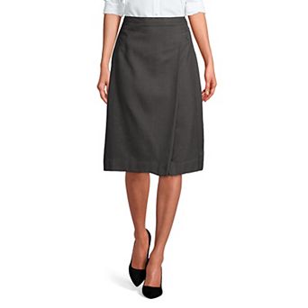Women's Lands' End Solid A-line Skirt
