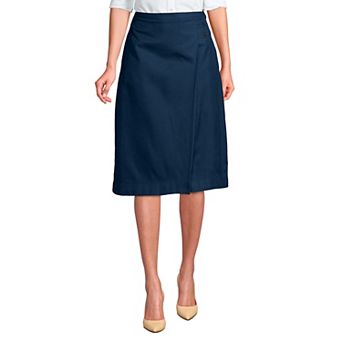 Women's Lands' End Solid A-line Skirt
