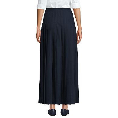 Women's Lands' End Ankle Length Pleated Skirt