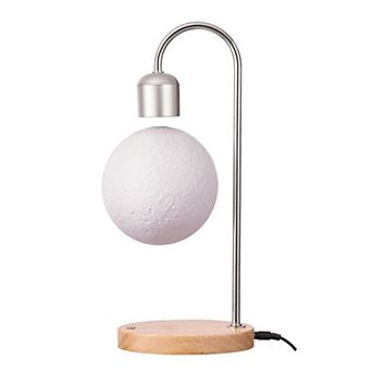 Color-changing Levitating Moon Table Lamp with Wireless Charger