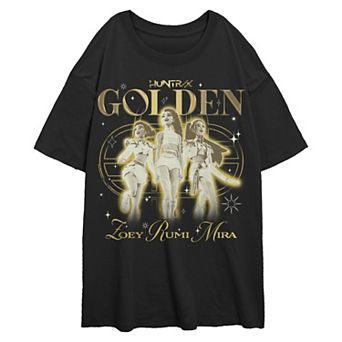 Juniors' Demon Hunters Golden Trio Graphic Tee