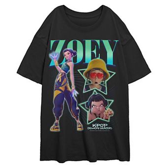 Juniors' KPOP Demon Hunters Zoey Graphic Tee