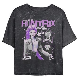 Juniors' K Pop Rumi Graphic Crop Tee