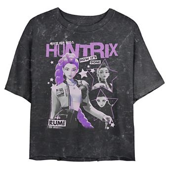 Juniors' K Pop Rumi Graphic Crop Tee