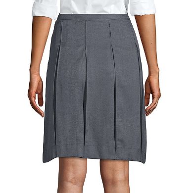 Women's Lands' End Box Pleat Skirt