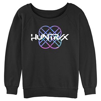 Juniors' Huntrix K Pop Demon Hunters Graphic Long Sleeve Slouchy Terry