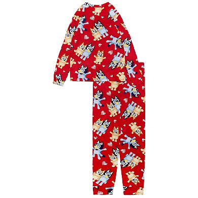 Kids 4-8 Bluey "Big Hug" 2-pc. Pajama Top & Pajama Bottoms Set