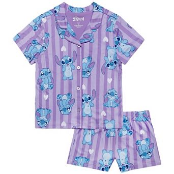 Girls 4-10 Disney’s Lilo & Stitch "Sweet Stitch" 2 pc Pajama Top & Pajama Bottoms Set