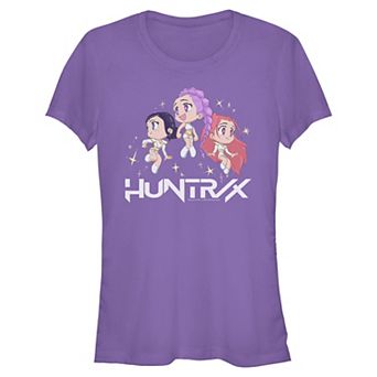 Juniors' K Pop Demon Hunters Chibi Group Graphic Tee