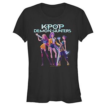 Juniors' K Pop Demon Hunters Graphic Tee