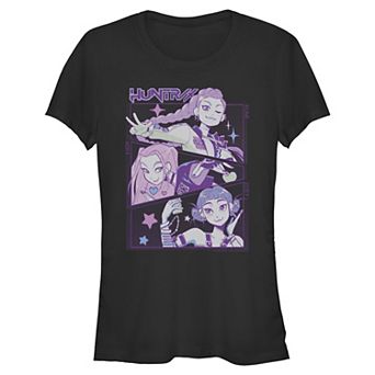 Juniors' K Pop Demon Hunters Group Portraits Graphic Tee