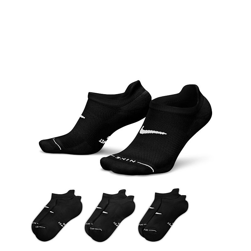 Men's Nike Everyday Elevated 3-Pack No-Show Socks, 