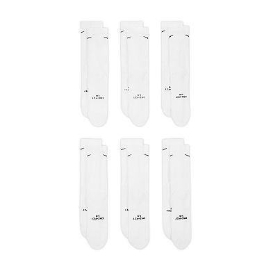 Nike Everyday Elevated 6-Pack Crew Socks