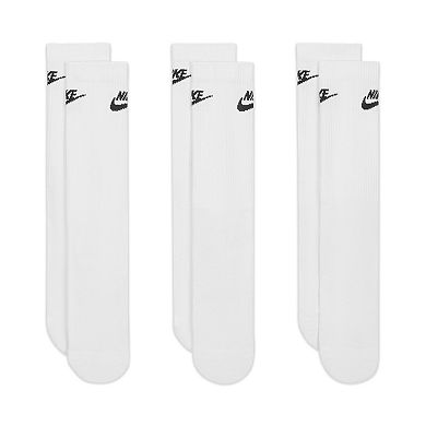 Men's Nike Everyday Elevated 3-Pack Crew Socks