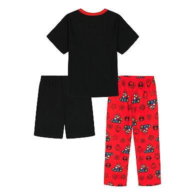 Boys 4-10 Nintendo "Win Win" 3-pc. Pajama Top, Pajama Bottoms & Pajama Shorts Set