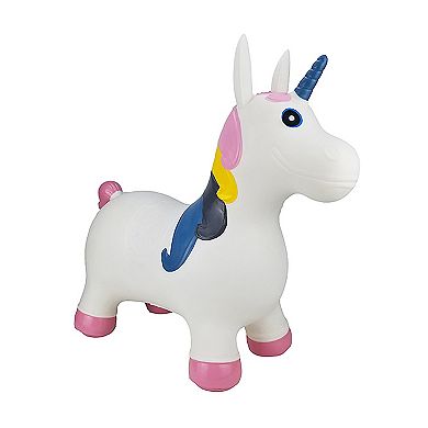 BounceZiez Inflatable Bouncy Ride-On Hopper (Pump Included)