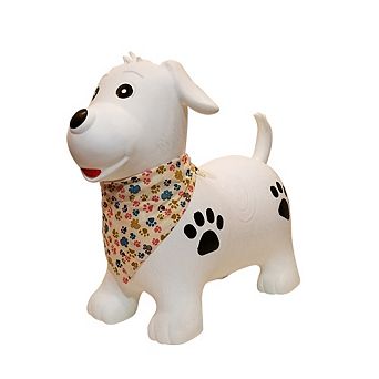 BounceZiez Inflatable Bouncy Ride-On Hopper (Pump Included)