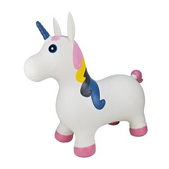 BounceZiez Inflatable Bouncy Ride-On Hopper (Pump Included)