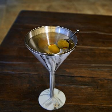 Stainless Steel Stemmed Martini Glass