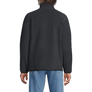 Men's Tall Lands' End Full-Zip Sherpa Fleece Jacket