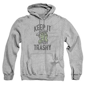 Big & Tall Sesame Street Oscar Graphic Pullover Hoodie