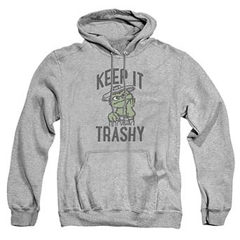 Big & Tall Sesame Street Oscar Graphic Pullover Hoodie