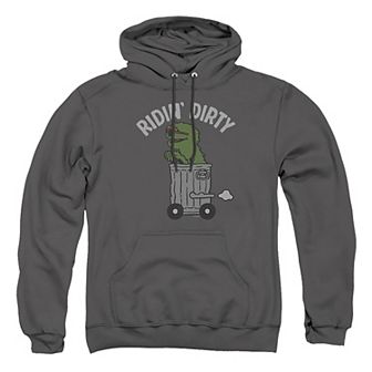 Big & Tall Sesame Street Oscar Graphic Pullover Hoodie