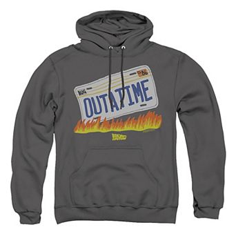 Big & Tall Bttf Outatime Graphic Pullover Hoodie