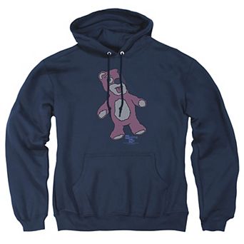Big & Tall Tread Lightly Pink Bear Graphic Pullover Hoodie