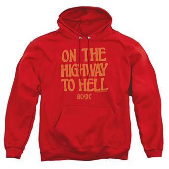 Big & Tall ACDC Highway To Hell Graphic Pullover Hoodie