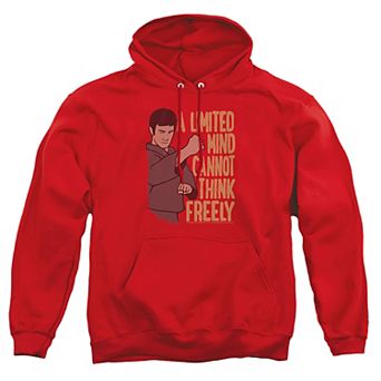 Big & Tall Bruce Lee Free Thinker Graphic Pullover Hoodie