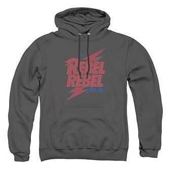 Big & Tall David Bowie Rebel Rebel Graphic Pullover Hoodie