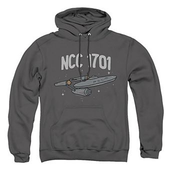 Big & Tall Star Trek Enterprise Graphic Pullover Hoodie