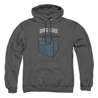 Big & Tall Star Trek Borg Cube Graphic Pullover Hoodie