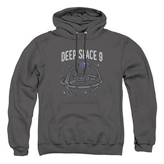 Big & Tall Star Trek Deep Space 9 Graphic Pullover Hoodie