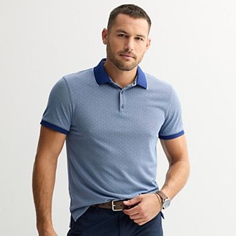 Men's Apt. 9® Jacquard Tipped Polo