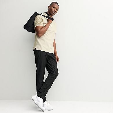 Men's Apt. 9® Jacquard Zipper Polo