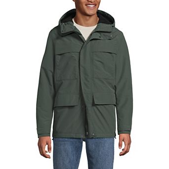 Men's Lands' End Squall Field Hooded Rain Jacket