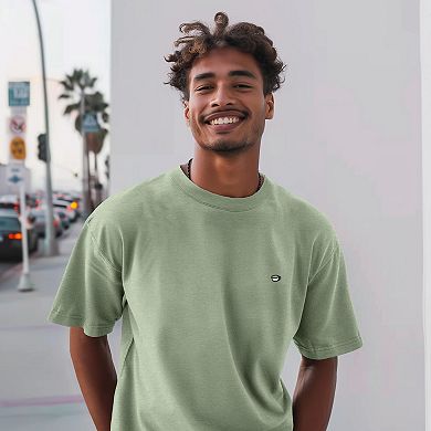 Dalix Mens Lil Matcha Heavy Weight Cotton Tee