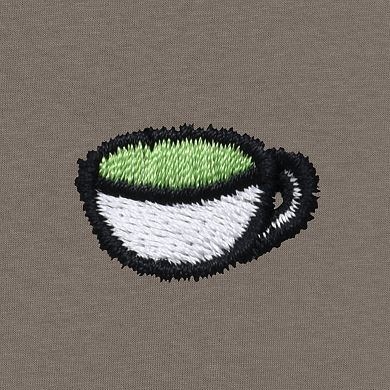 Dalix Mens Lil Matcha Heavy Weight Cotton Tee