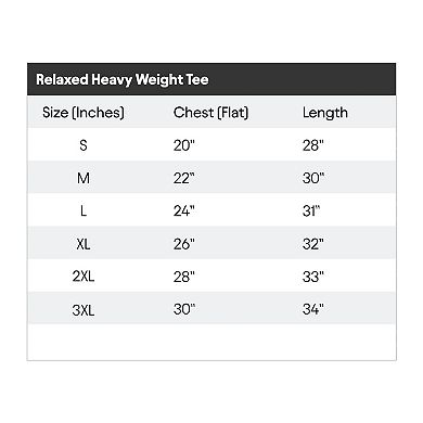 Dalix Mens Ghost Heavy Weight Cotton Tee