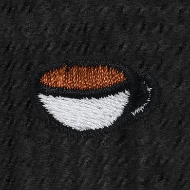 Dalix Mens Lil Coffee Heavy Weight Cotton Tee