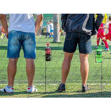 Sorbus Set of 4 Outdoor Drink Holder Stakes - Great for Beach, Picnics, Tailgating, and more