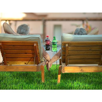 Sorbus Set of 4 Outdoor Drink Holder Stakes - Great for Beach, Picnics, Tailgating, and more