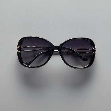 Women's Simply Vera Vera Wang Loli 2 59mm Oversized Sunglasses
